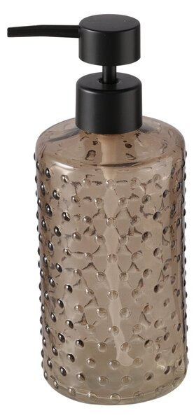 Dávkovač mydla Tori, hnedá/s čiernymi prvkami, 500 ml