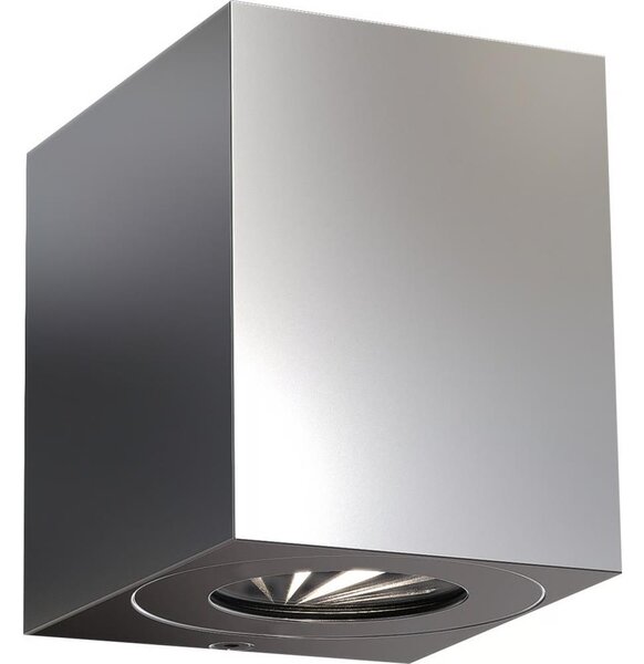 Nordlux - LED vonkajšie nástenné svietidlo CANTO 2xLED/5W/230V IP44 nerezové
