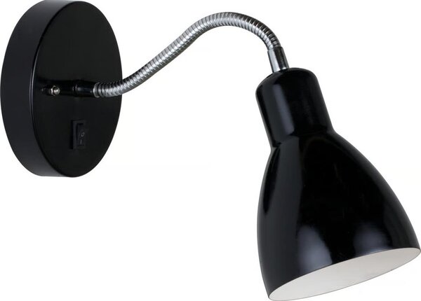 Nordlux - Nástenné svietidlo CYCLONE 1xE14/15W/230V čierne