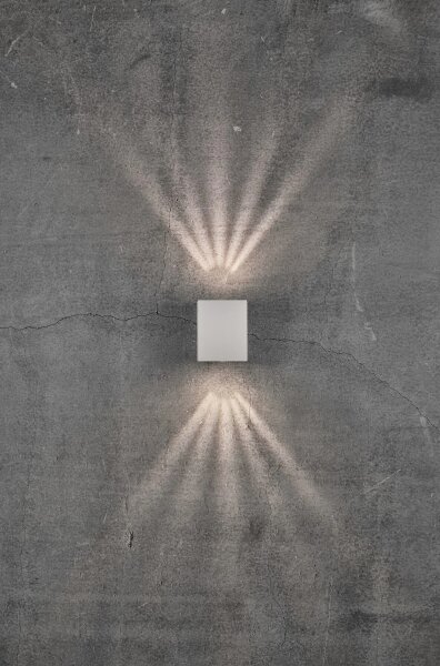 Nordlux - LED Vonkajšie nástenné svietidlo CANTO 2xLED/6W/230V IP44 biela