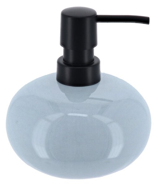 Dávkovač mydla Laveo, modrá/s čiernymi prvkami, 400 ml