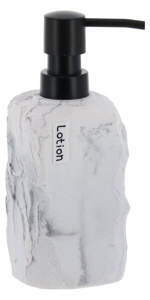 Dávkovač mydla Paola, biela/s čiernymi prvkami, 400 ml