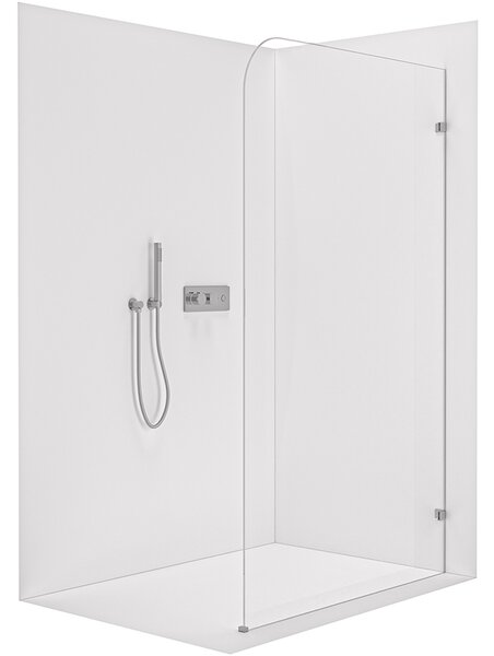 CERANO - Sprchová zástena Walk-in Orbis Ľ/P - 8 mm - chróm, transparentné sklo - 70x200 cm