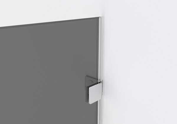CERANO - Sprchová zástena Walk-in Orbis Ľ/P - 8 mm - chróm, grafitové sklo - 70x200 cm