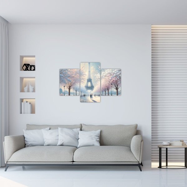 Obraz - Maľba z Paríža (90x60 cm)