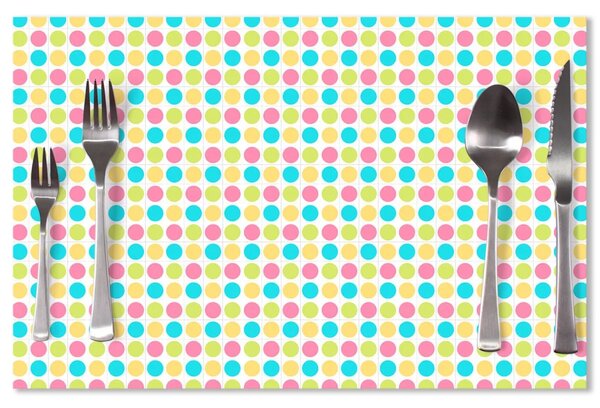 Sablio Prestieranie Veselé Farebné bodky: 40x30cm