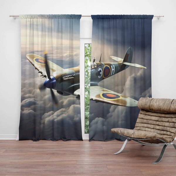 Sablio Záves Stíhačka Spitfire: 2ks 140x250cm