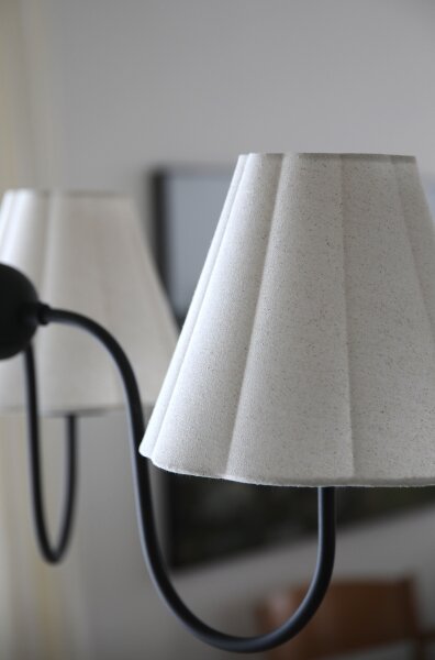 Markslöjd 109172 - Luster na lanku VEYA 3xE14/40W/230V priemer 90 cm ľan/čierna