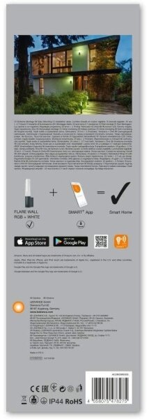 Ledvance - LED RGBW Vonkajšie svietidlo SMART+ FLARE LED/7,5W/230V IP44 Wi-Fi