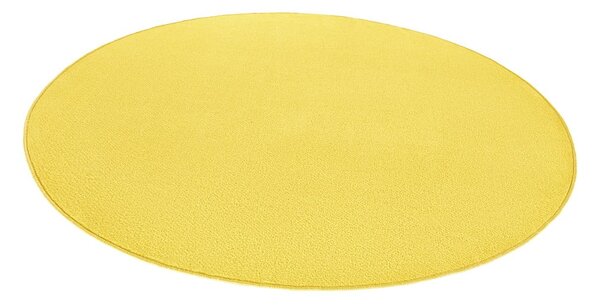 Žltý okrúhly koberec ø 133 cm Fancy – Hanse Home