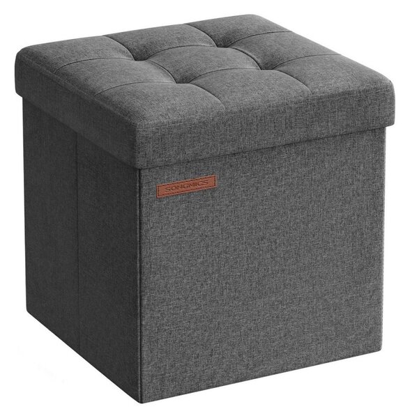 Taburet SULTAN 30x30 cm sivý