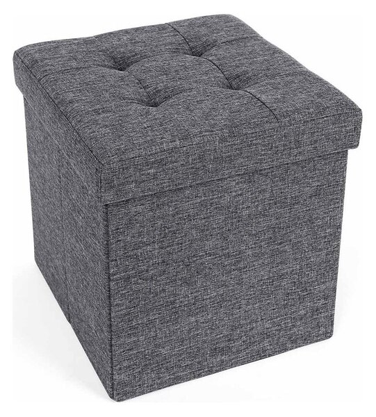 Taburet SULTAN 38x38 cm sivý