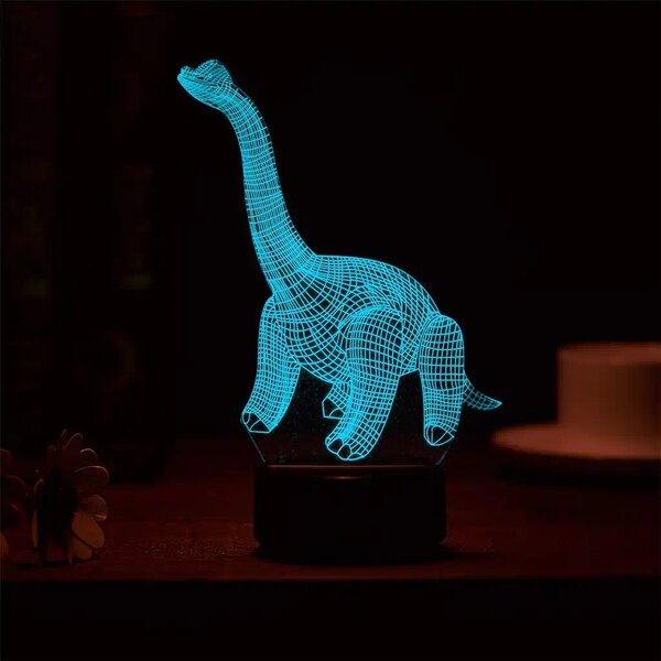 3Dmix 3D-MTV027 - Motív pre 3D LED nočnú lampu - Diplodokus