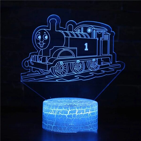 3Dmix 3D-MTV080 - Motív pre 3D LED nočnú lampu - Vlak Tomáš