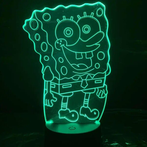 3Dmix 3D-MTV067 - Motív pre 3D LED nočnú lampu - SpongeBob