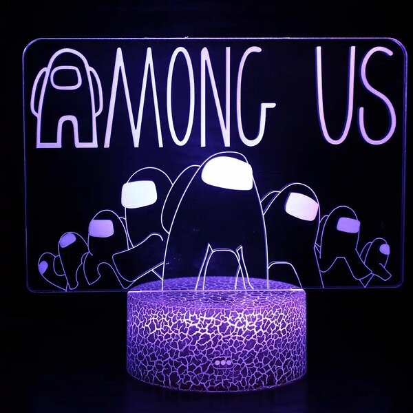 3Dmix 3D-MTV060 - Motív pre 3D LED nočnú lampu - Among Us