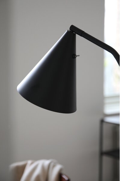 Markslöjd 108889 - LED stmievateľná stojacia lampa FUNIL LED/4,9W/230V čierna