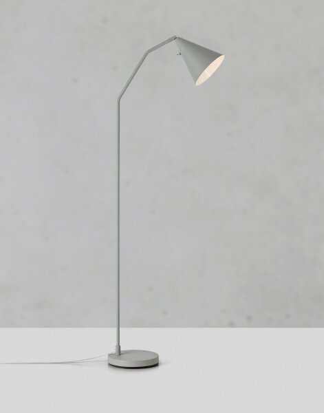Markslöjd 108891 - LED stmievateľná stojacia lampa FUNIL LED/4,9W/230V sivá