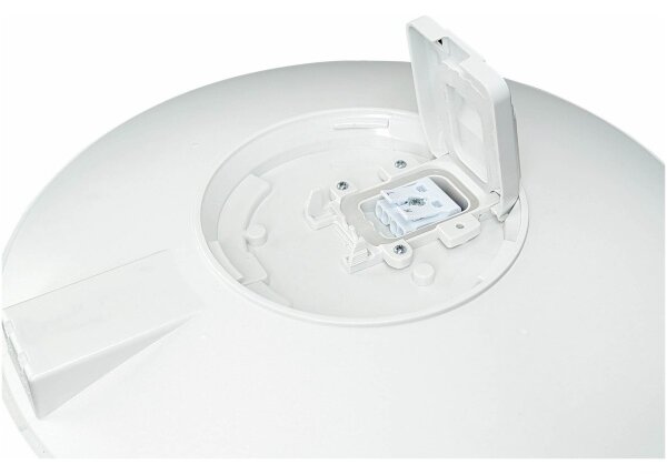 LED vonkajšie stropné svietidlo s pohybovým senzorom VISTA LED/15W/230V pr. 26 cm IP54 biela