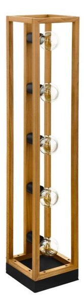 Eglo 32148 - Stojacia lampa BLACKCROWN 5xE27/40W/230V hnedá