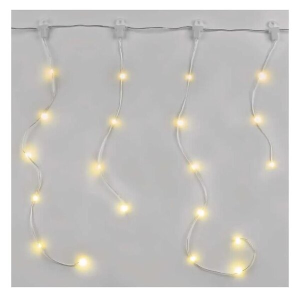 LED vonkajší reťaz 100xLED/8 funkcií 7,9x0,7m IP44 teplá biela