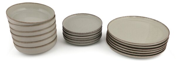 ASIR Porcelánová jedálenská súprava 18 ks POPPY zelená