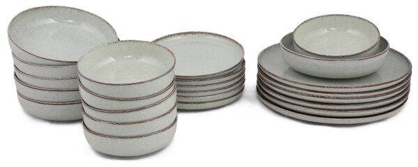 ASIR Porcelánová jedálenská súprava 24 ks POPPY zelená