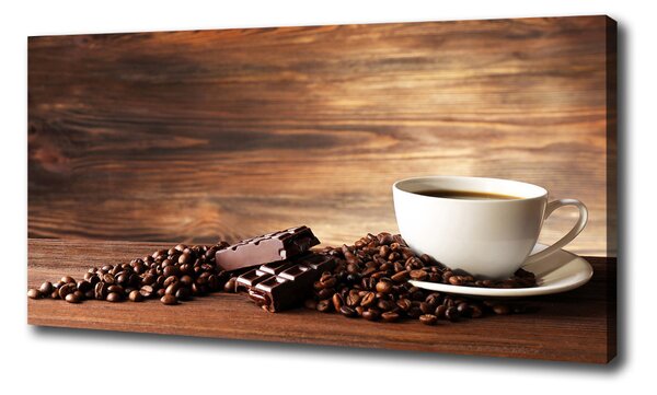 Foto obraz na plátne Káva a čokoláda oc-81730497