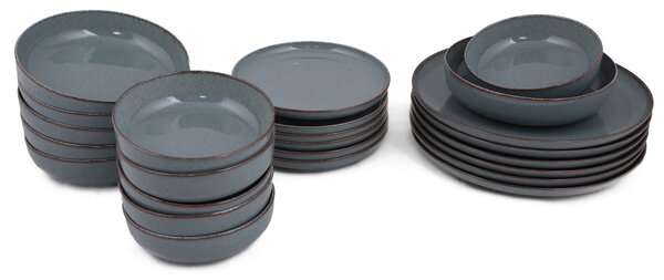 ASIR Porcelánová jedálenská súprava 24 ks POPPY blue