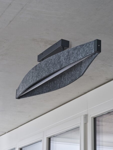Osram - LED Prisadený luster DECOR FLAT LED/23W/230V sivý