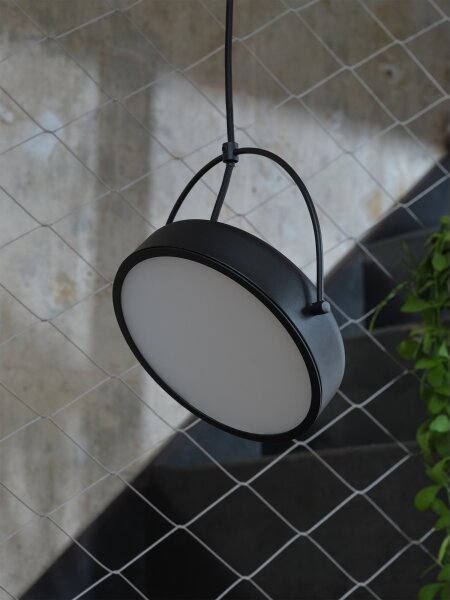 Osram - LED luster na lanku DECOR PUCK LED/12W/230V CRI 90 čierna