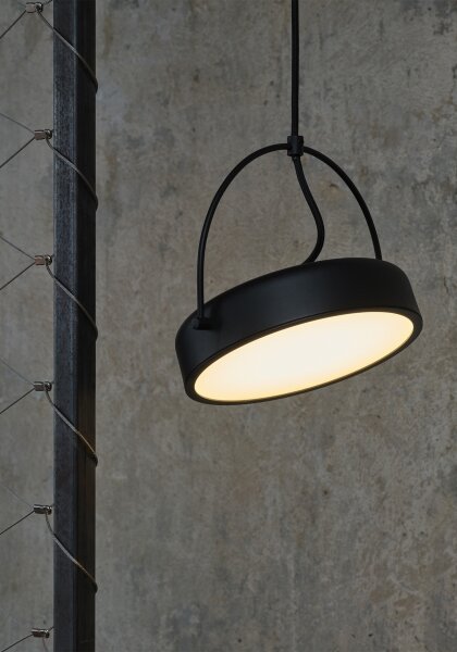 Osram - LED luster na lanku DECOR PUCK LED/12W/230V CRI 90 čierna