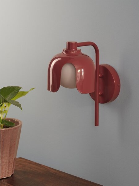 Osram - Nástenné svietidlo DECOR COROLLE 1xG9/20W/230V červené