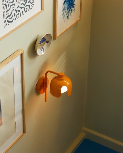 Osram - Nástenné svietidlo DECOR COROLLE 1xG9/20W/230V, oranžové