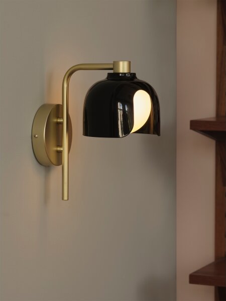 Osram - Nástenné svietidlo DECOR COROLLE 1xG9/20W/230V čierna/zlatá