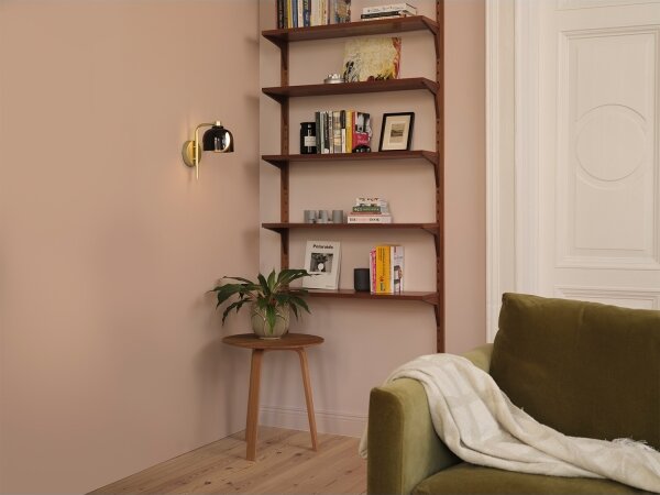Osram - Nástenné svietidlo DECOR COROLLE 1xG9/20W/230V čierna/zlatá