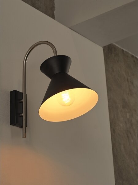Osram - Nástenné svietidlo DECOR WAIST 1xE27/40W/230V čierne