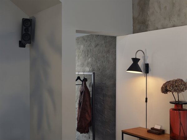 Osram - Nástenné svietidlo DECOR WAIST 1xE27/40W/230V čierne