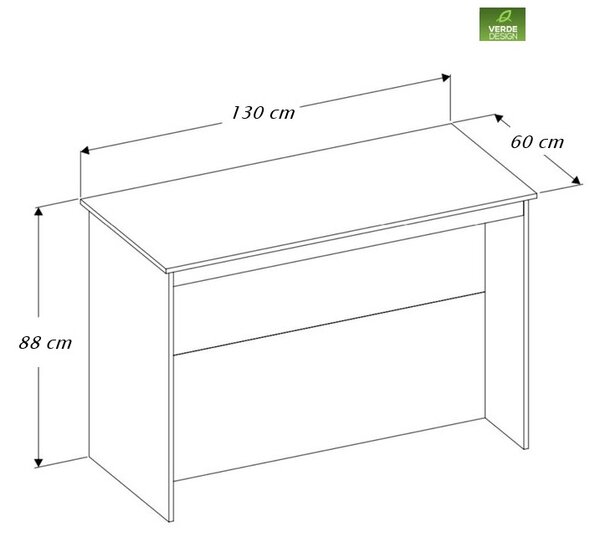 TREVIS 04 kuchynský ostrovček, čierny betón/dub craft