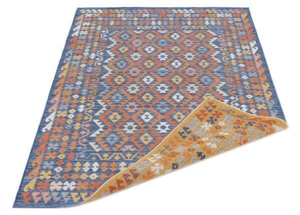 Obojstranný koberec Echo Aztec Navy