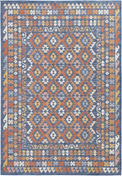 Obojstranný koberec Echo Aztec Navy