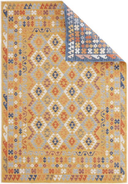 Obojstranný koberec Echo Aztec Navy