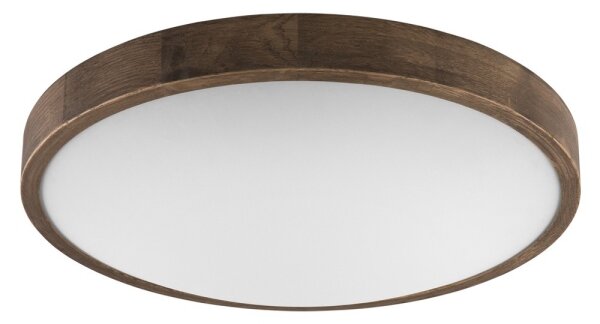 Brilagi - LED stropné svietidlo CARVALHO SLIM 3xE27/15W/230V dub/orech priem. 47 cm