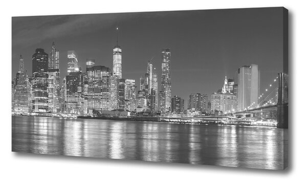 Foto obraz na plátne Manhattan noc oc-94054059