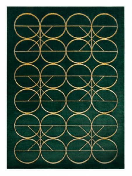 Dywany Łuszczów Kusový koberec Emerald 1010 green and gold - 240x330 cm