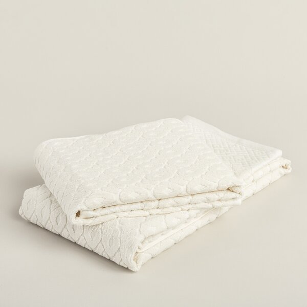 Uterák Lattice 70x140 cm cream pearl
