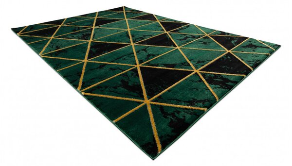 Dywany Łuszczów , Kusový koberec Emerald 1020 green and gold, 120x170, zelená, kancelária