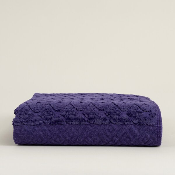 Uterák Lattice 70x140 cm deep violet