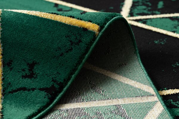 Dywany Łuszczów , Kusový koberec Emerald 1020 green and gold, 120x170, zelená, kancelária