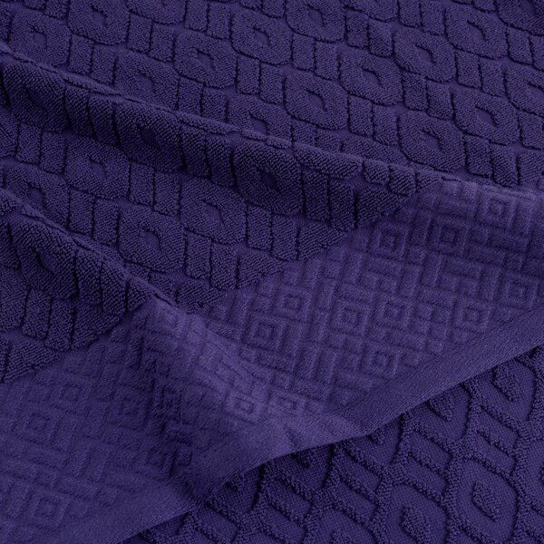 Uterák Lattice 50x90 cm deep violet